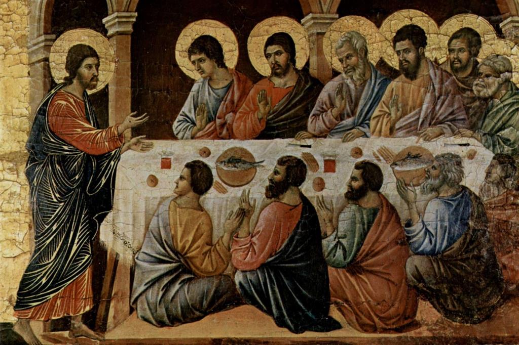 Duccio di Buoninsegna, L'apparizione di Cristo agli apostoli