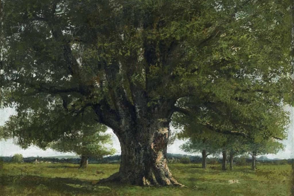 Gustave Courbet, "La quercia di Flagey" (1864)