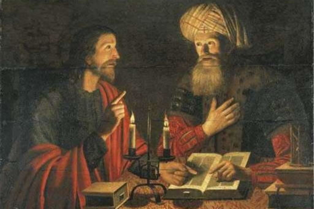 Cristo e Nicodemo in un dipinto di Crijn Volmarijn