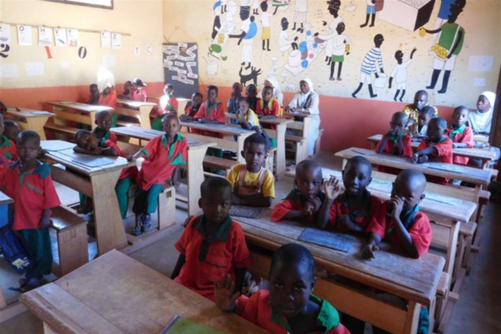 I bambini della scuola elementare di Bozoum (Centrafrica)