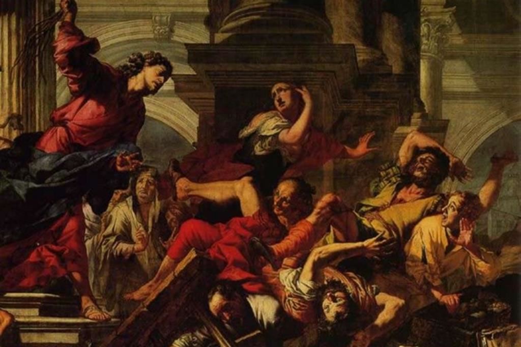 Antonio Zanchi, Gesù scaccia i mercanti dal tempio