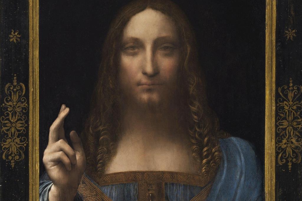 Il Salvator Mundi attribuito a Leonardo. Nel 2017 è stato pagato in asta 450 milioni di dollari