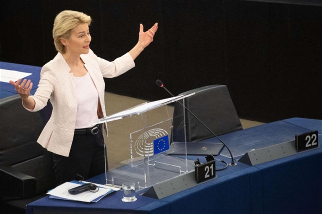 Von der Leyen è stata eletta presidente della Commissione Europea (Fotogramma)