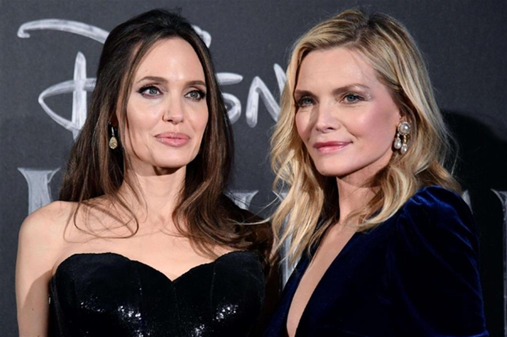 Angelina Jolie e Michelle Pfeiffer a Roma (Ansa)