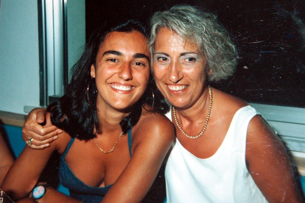 Eluana con la madre Saturna, morrta nel 2015