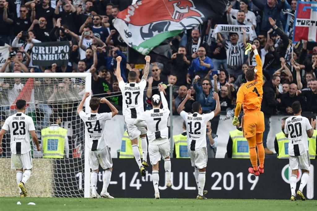 Ottavina reale per la Juventus campione, ma festa con poca «Allegria»