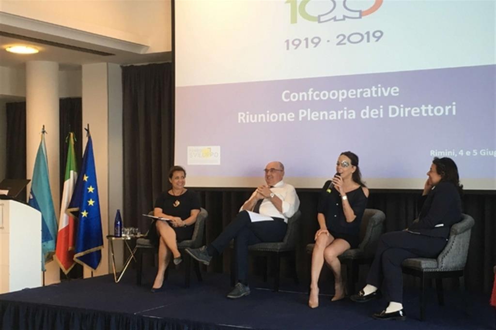 Gessica Notaro alla plenaria dei direttori di Confcooperative a Rimini