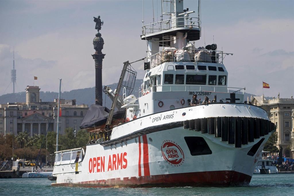 La nave dell'ong spagnola Open Arms (Ansa)