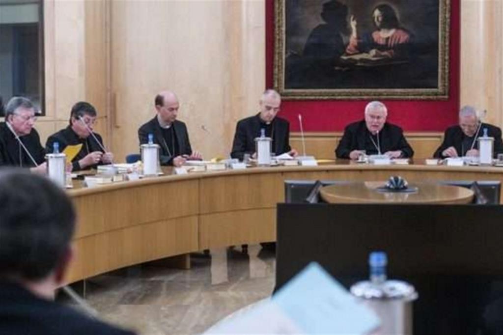 Un'immagine del Consiglio episcopale permanente della Cei (Chiesacattolica.it)