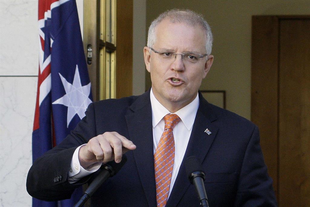 Il primo ministro australiano Scott Morrison annuncia la riapertura di un centro di detenzione per migranti sull'isola di Natale