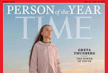 Greta Thunberg persona dell'anno per Time