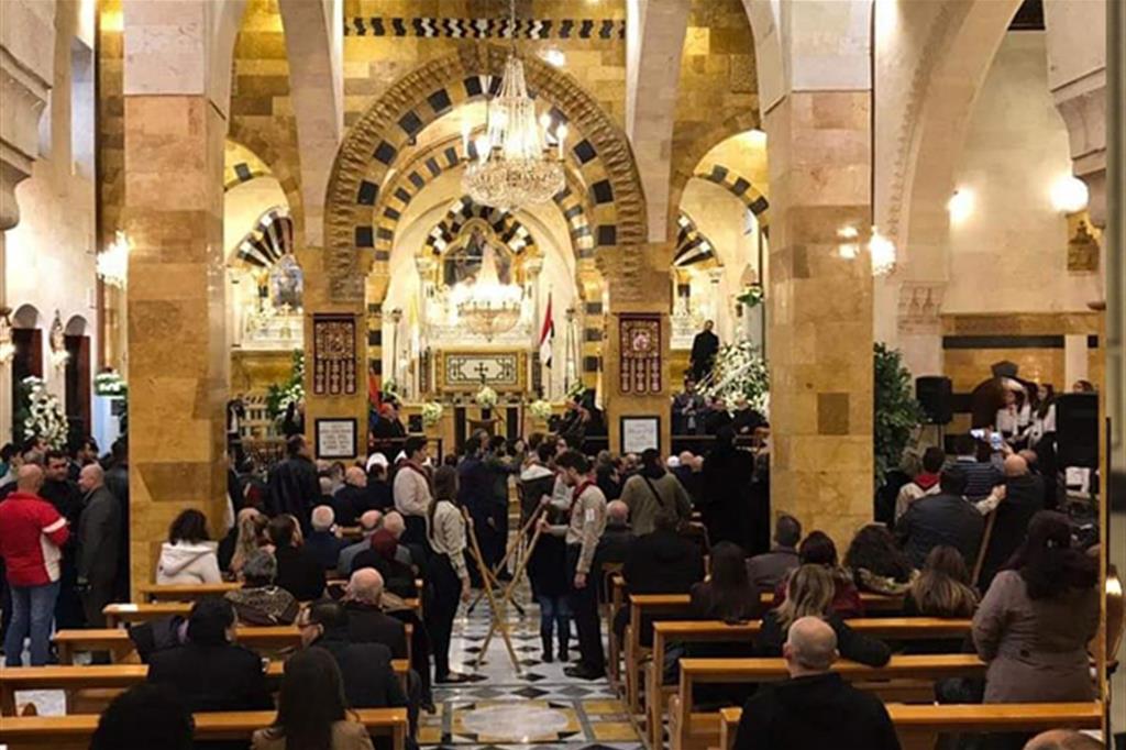 La cerimonia di consacrazione della cattedrale armeno cattolica di Nostra Signora del Buon soccorso l’8 dicembre ad Aleppo