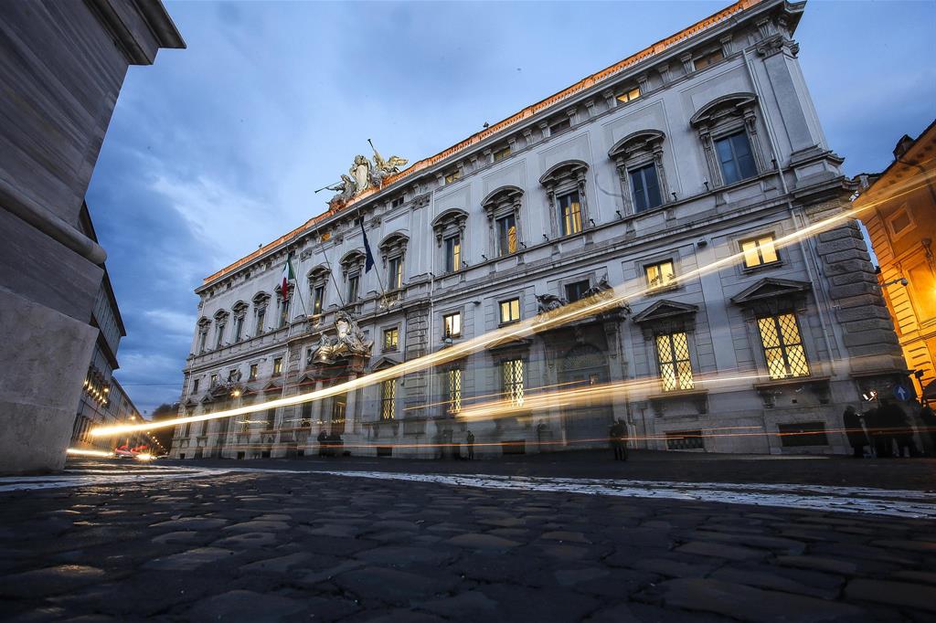 Il Palazzo della Consulta a Roma