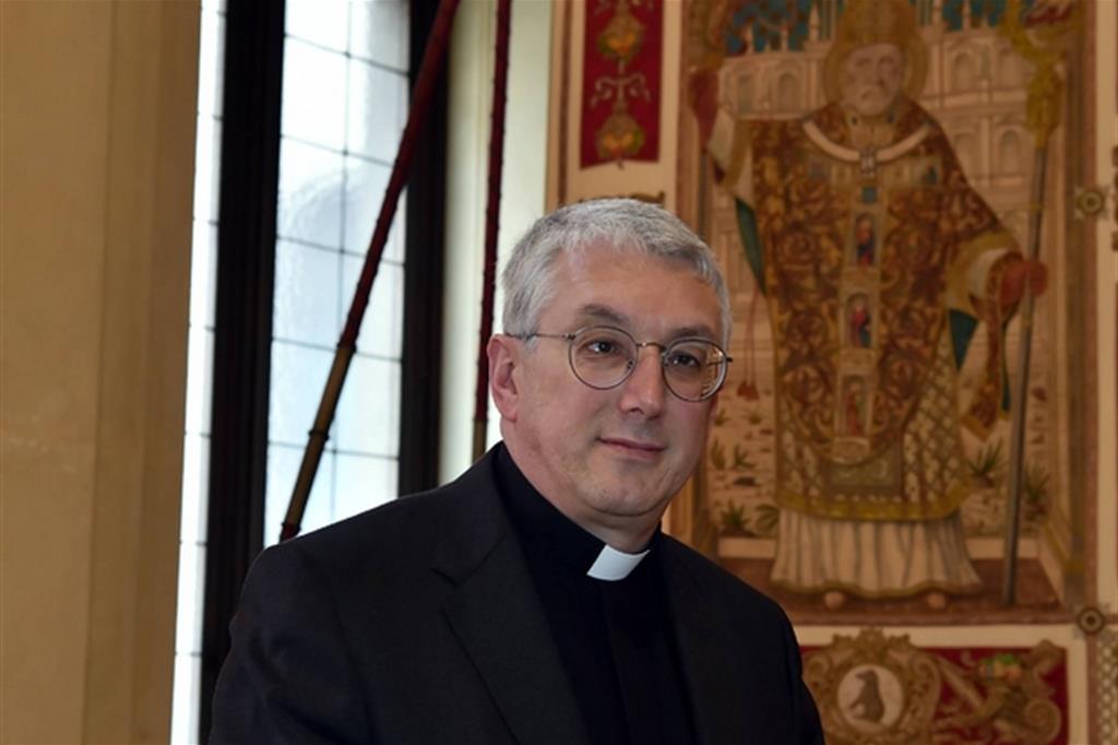 Monsignor Luca Bressan (Fotogramma)