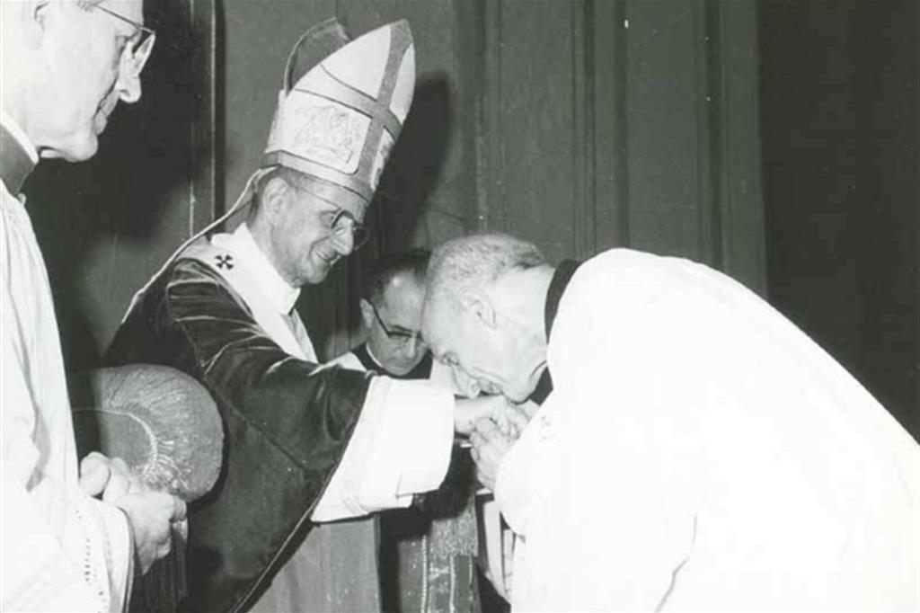 Padre Arrupe assieme a Paolo VI