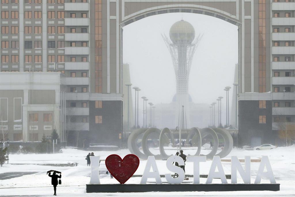 Un'immagine di Astana: la capitale kazaka cambierà nome in Nursultan in onore dell'ex presidente (Ansa)