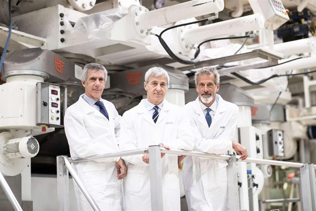 Pietro, Luca e Guido Barilla, i tre fratelli che guidano l'azienda (foto Barilla)