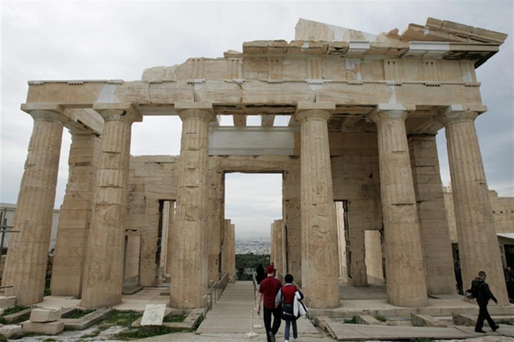 I Propilei, l’ingresso monumentale dell’Acropoli di Atene