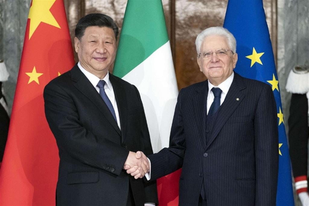 Mattarella e Xi: tra Italia e Cina scambi e investimenti a due sensi