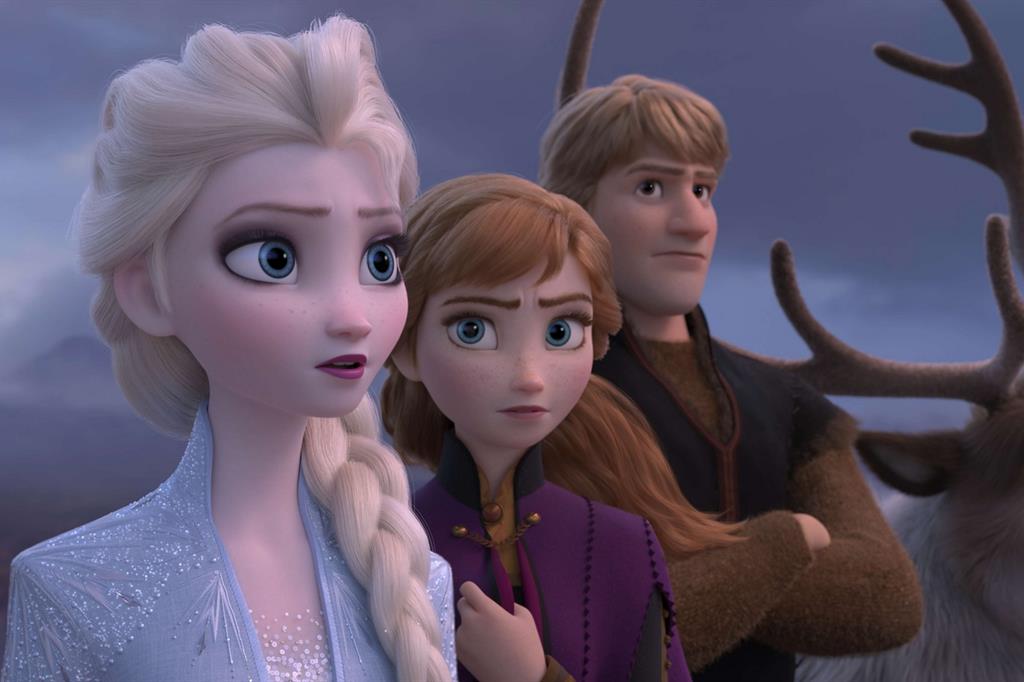 Un'immagine del film Disney “Frozen 2”
