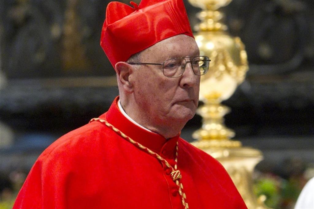 Il cardinale Prosper Grech durante il Concistoro del 18 febbraio 2012