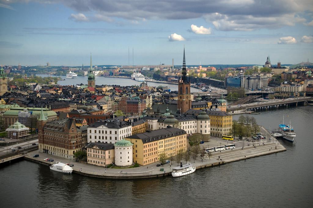 Uno scorcio della capitale svedese Stoccolma