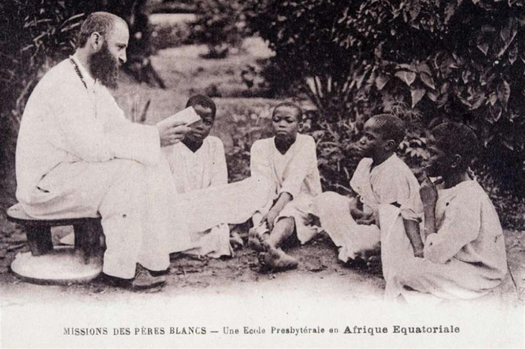 Missionario dei Padri Bianchi nell'Africa Equatoriale (Wikimedia Commons)