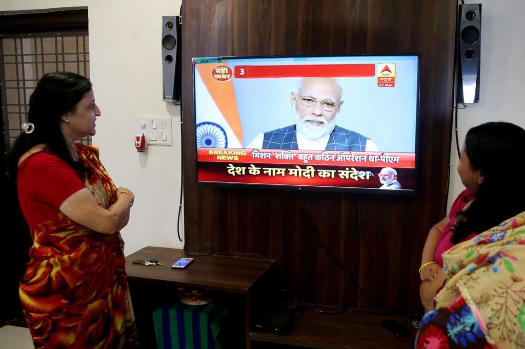 Il premier indiano Modi annuncia in Tv che l'India è diventata una superpotenza spaziale (Ans)