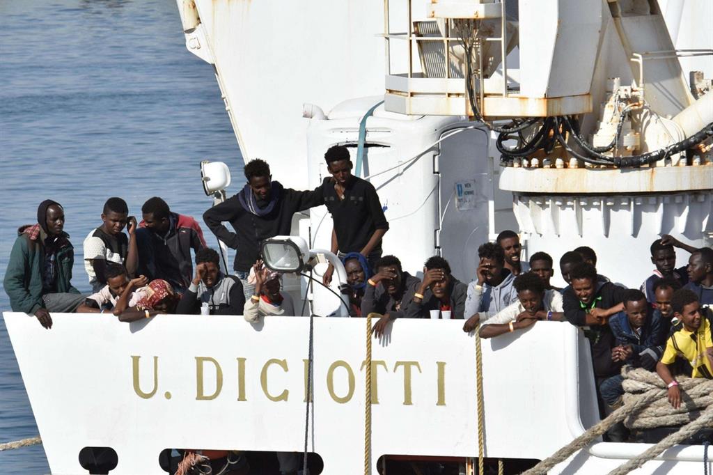 I profughi sulla nave Diciotti