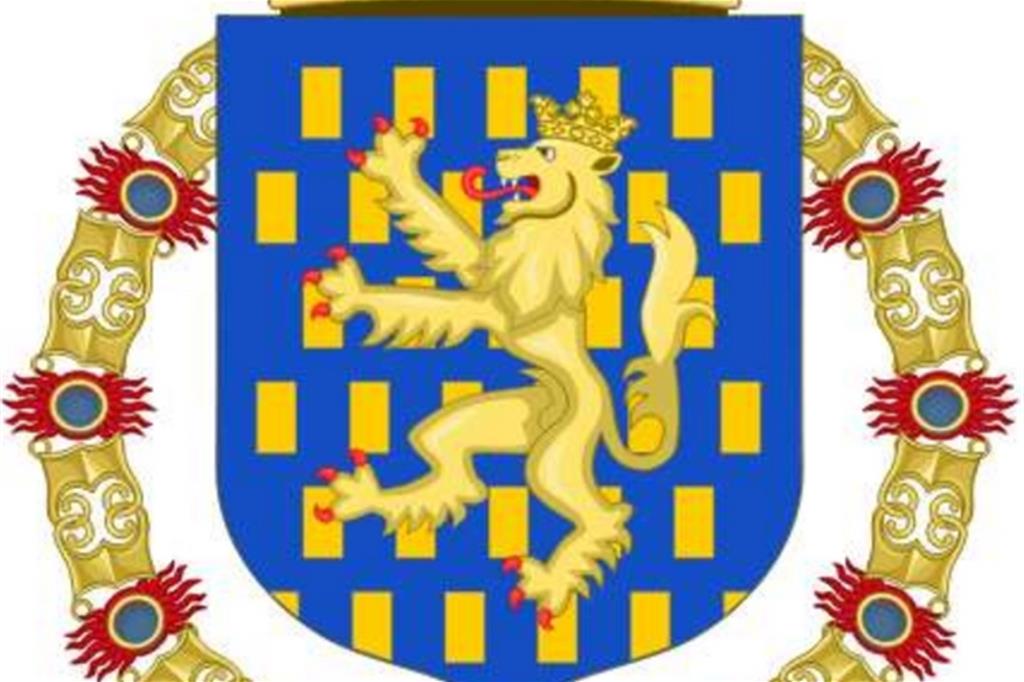 Lo stemma della contea di Borgogna che ispira quello di una nota casa automobilistica