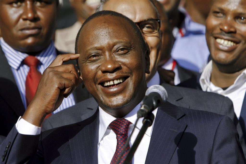 Il presidente keniano Uhuru Kenyatta ha lanciato la campagna anti-corruzione (Ansa)
