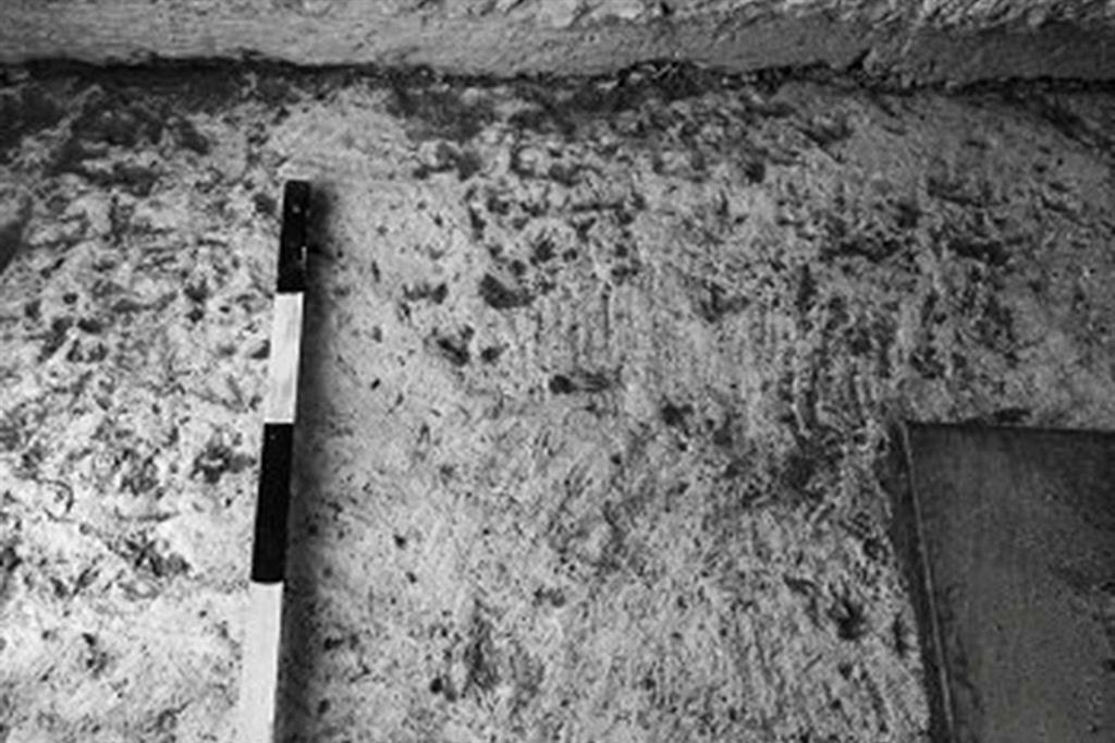 La porzione di strada lastricata trovata dagli archeologi a Gerusalemme, costruita da Ponzio Pilato (A. Peretz/IAA)