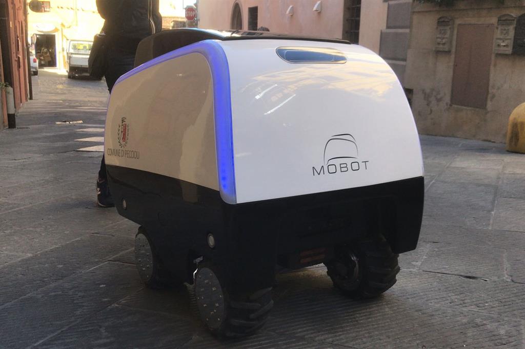 Un prototipo di MoBot per le strade di Peccioli