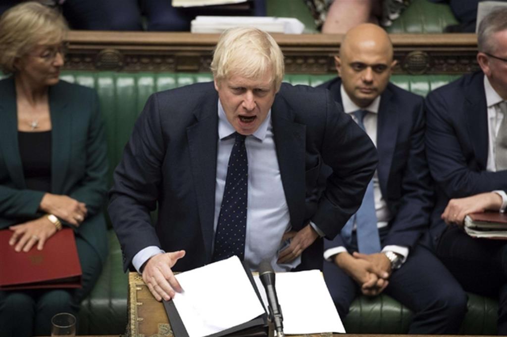 Il premier Boris Johnson. Per lui ieri una giornata nera: ha perso la maggioranza ed è stato battuto in aula (Ansa)