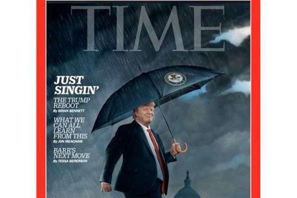 La copertina di «Time» dedicata al presidente Donald Trump