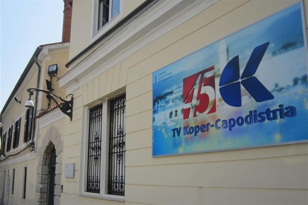 Una immagine della sede di Tv Koper Capodistria a Lubiana, in Slovenia