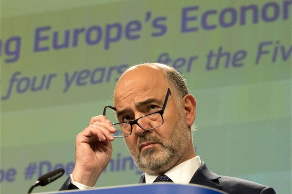 Il commissario Ue agli Affari Economici, Pierre Moscovici