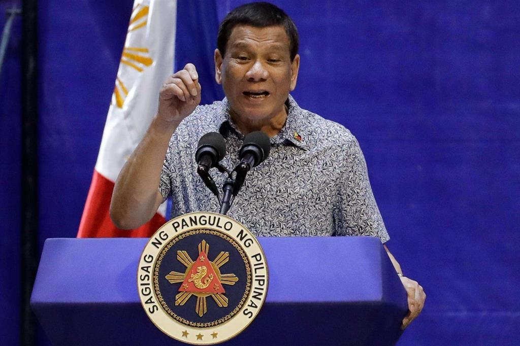 Il presidente delle Filippine, Rodrigo Duterte (Ansa)
