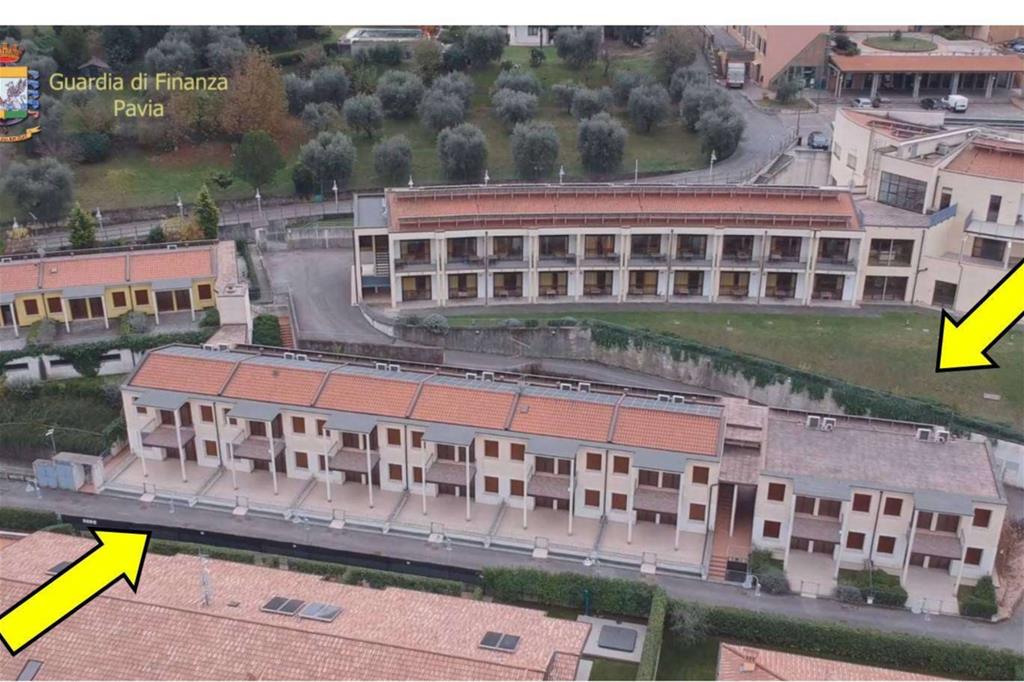 Lo stabilimento di Stradella posto sotto sequestro dalla Guardia di Finanza di Pavia