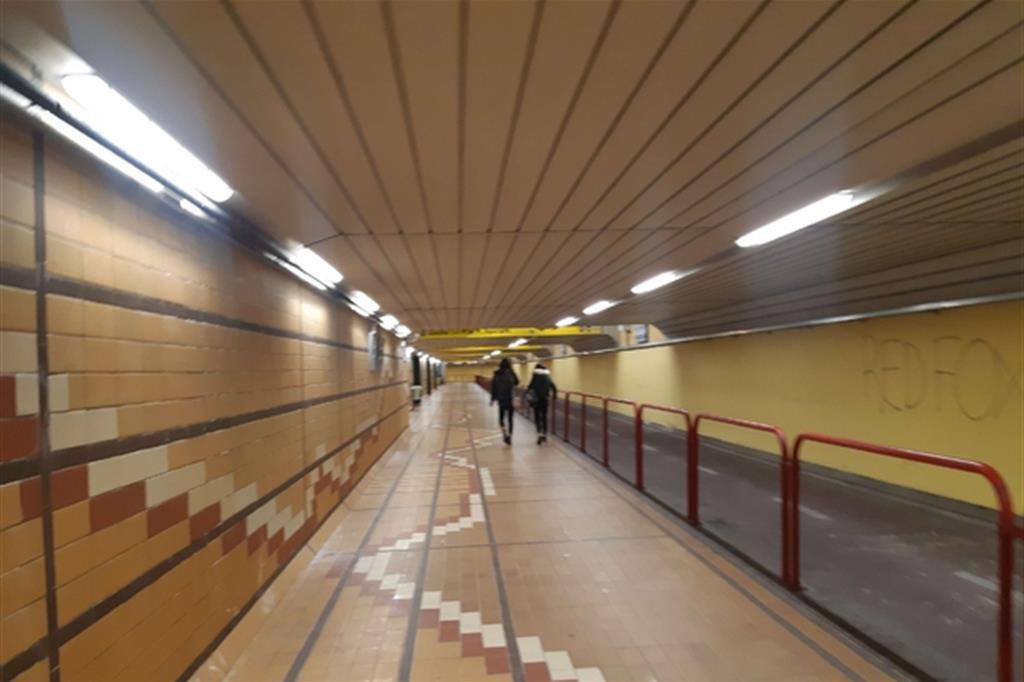 Il sottopasso della stazione di Mestre, uno dei luoghi di spaccio della città