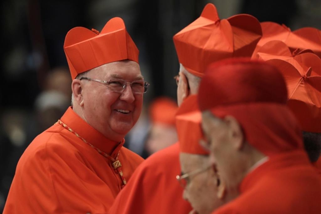 Il cardinale Kevin Farrell (Ansa/AP)