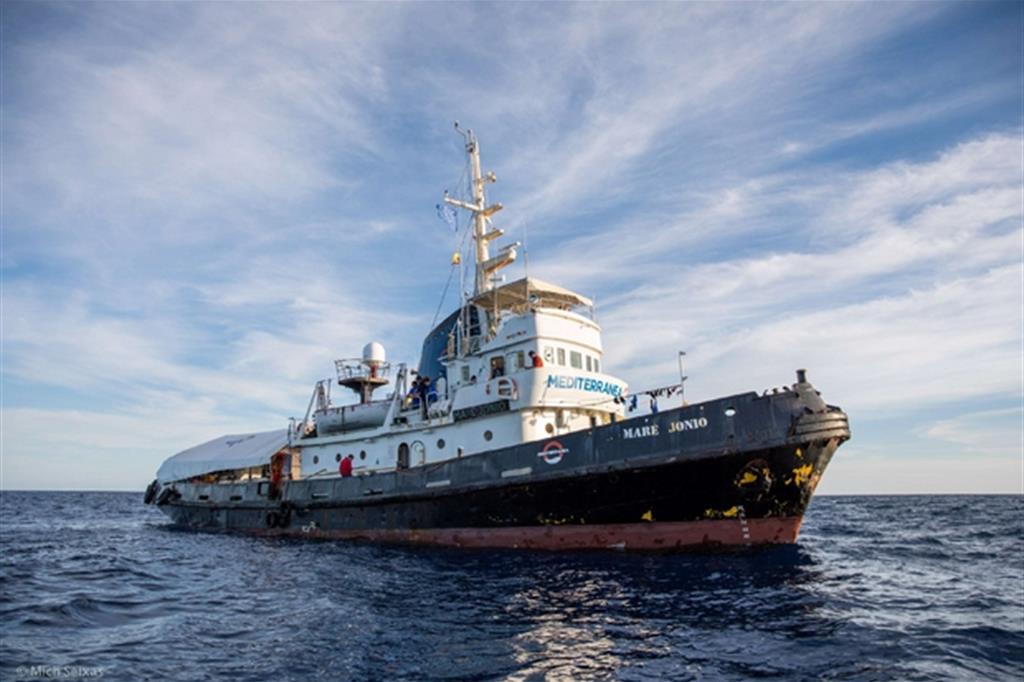 La nave Mare Jonio (foto di archivio: Mich Seixas / Operazione Mediterranea)