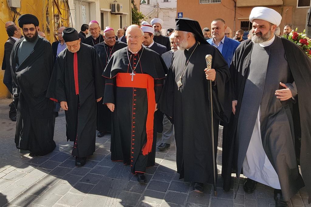 Il cardinale Bassetti in Libano con i rappresentanti di altre confessioni e religioni