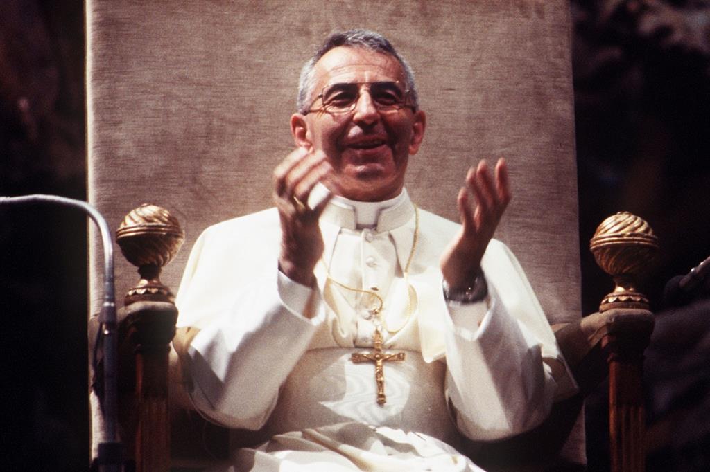 Un'immagine del 1978 di Albino Luciani, papa Giovanni Paolo I (Ansa)