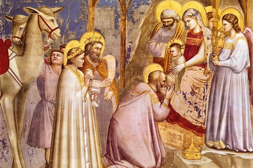 "L'adorazione dei Magi" di Giotto