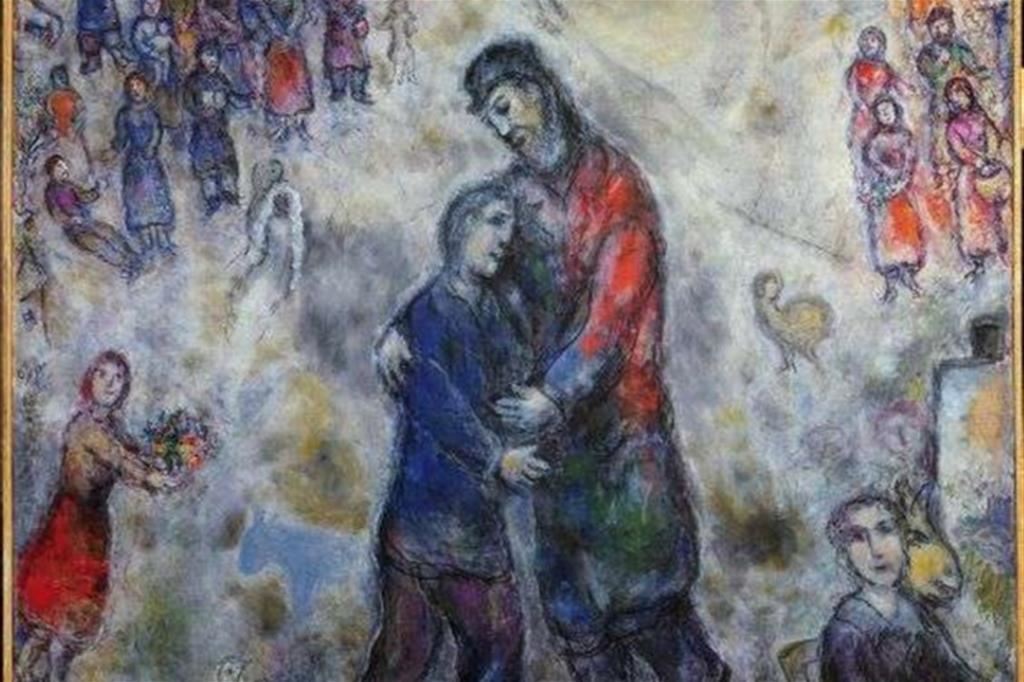Marc Chagall, Il figliol prodigo, particolare
