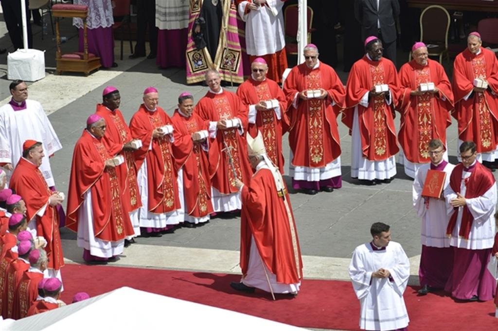 La celebrazione per i Santi Pietro e Paolo nel 2017