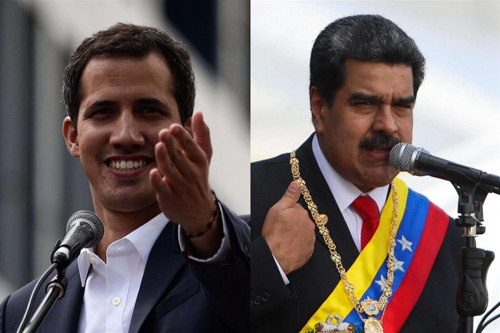 Juan Guaidó e Nicolas Maduro