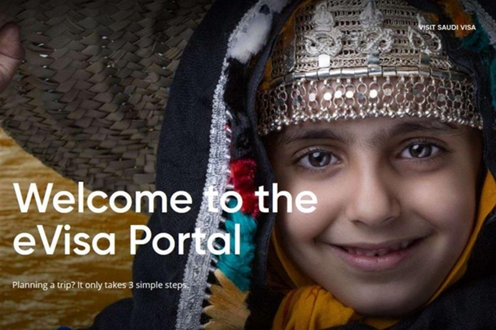 Il portale saudita che promuove il turismo nel Paese arabo offrendo la possibilità di chiedere il visto d'ingresso on line