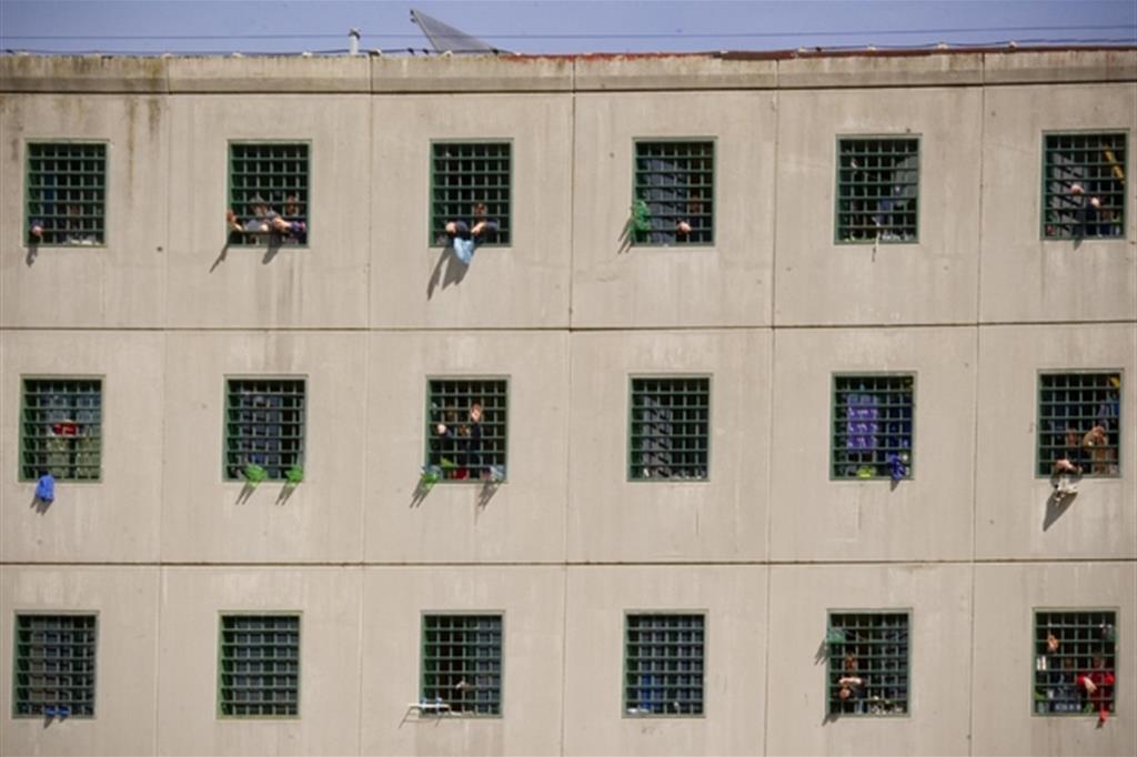Un carcere italiano in una foto d'archivio